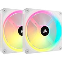 iCUE LINK QX140 RGB 140mm PWM Fans Starter Kit - Wit Case fan - thumbnail