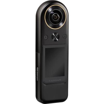Kandao Digitalkamera 360 graden panoramacamera Zwart 4K video, Full-HD video-opname, Spatwaterdicht, Slow motion / Time-lapse, WiFi
