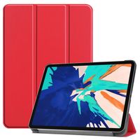 3-Vouw sleepcover hoes - iPad Pro 12.9 inch (2020) - Rood - thumbnail
