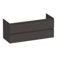 Brauer Joy - Onderkast - 120 cm - met 2 Softclose Lades Greeploos en 1 Sifon Uitsparing - Timber Anthracite
