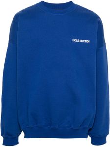 COLE BUXTON sweat à logo imprimé - Bleu