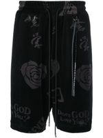 Mastermind Japan short de sport en velours - Noir