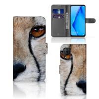 Huawei P40 Lite | Telefoonhoesje | Met pasjeshouder | Cheetah