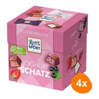 Ritter Sport - Choco-blokjes Joghurt Schatz - 4x 176g