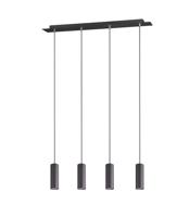 Trio HanglampMarley 4-lichts mat zwart - 312400432