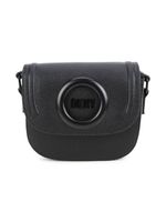 Dkny Kids sac porté épaule à plaque logo - Noir - thumbnail