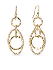 David Yurman boucles d'oreilles en or 18ct