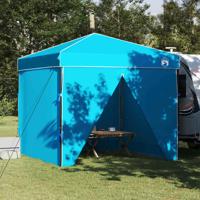 Luifeltent Blauw 250 x 250 x 227 / 236 / 245 cm Oxford stof