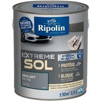 RIPOLIN Vloerverf voor binnen en buiten - Loft Grey Ral 7046 satijn, 2,5L