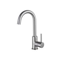 Fortifura Calvi wastafelkraan - hoog - draaibare uitloop - Geborsteld RVS PVD (RVS) SW809348