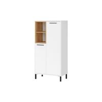 Hoge badkamerkast Borba Eiken Wit 59 cm Hoge badkamerkast Borba Eiken Wit 59 cm