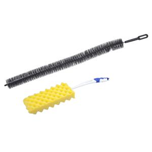 Radiatorborstel set - 2-delig - flexibel - 70 cm - schuimspons - 46 cm