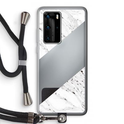 Biggest stripe: Huawei P40 Pro Transparant Hoesje met koord
