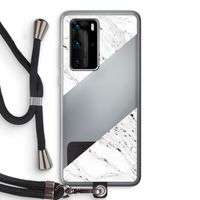 Biggest stripe: Huawei P40 Pro Transparant Hoesje met koord
