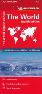 Wegenkaart - landkaart 701 The world - Wereld | Michelin