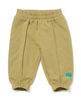 HEMA Babybroek comfy fit sweatstof olijf (olijf)