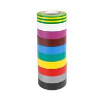 Adam Hall Gekleurde isolatietape (10 stuks)