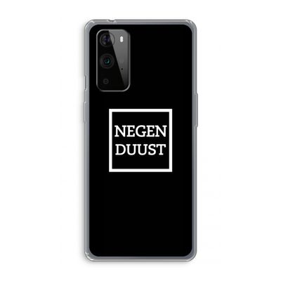 Negenduust black: OnePlus 9 Pro Transparant Hoesje