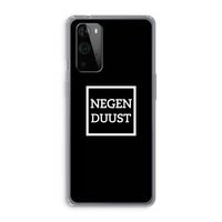 Negenduust black: OnePlus 9 Pro Transparant Hoesje Negenduust black: OnePlus 9 Pro Transparant Hoesje