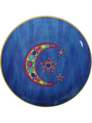 Les-Ottomans petit plateau imprimé - Bleu