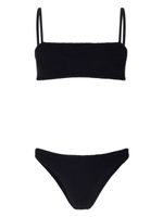 Hunza G bikini bandeau en maille - Noir - thumbnail