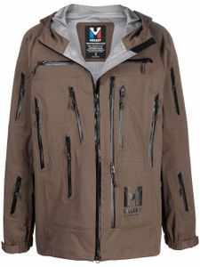 White Mountaineering x Millet Saitos parka à capuche - Marron