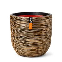 Capi Europe Bloempot bol Rib NL - 35x34 - Goud