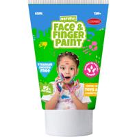 Boti Natural face & fingerpaint tube - groen en geel, 2x65ml