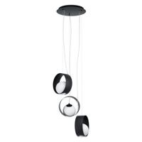 EGLO Camargo Hanglamp - E14 - Ø 35 cm - Zwart/Wit