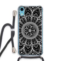 Roses Are Red: iPhone XR Transparant Hoesje met koord