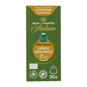 Gran Maestro Italiano Lungo Organica - 20 koffiecups