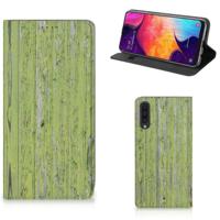 Samsung Galaxy A50 Book | Wallet Case | Green Wood