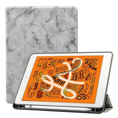 Marmeren textuur patroon horizontale Flip lederen case voor iPad Air 2019 10 5 inch met drie-opklapbare houder & Pensleuf & slaap/Wake-up functie (gr
