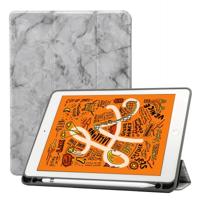 Marmeren textuur patroon horizontale Flip lederen case voor iPad Air 2019 10 5 inch met drie-opklapbare houder & Pensleuf & slaap/Wake-up functie (gr