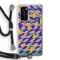Skew Blush 1: Huawei P40 Transparant Hoesje met koord