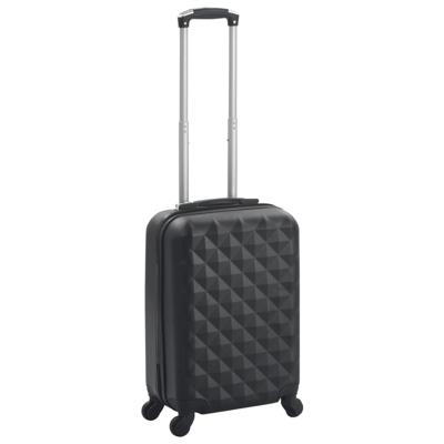 VidaXL Harde koffer abs zwart