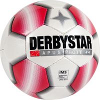 Derbystar Voetbal Apus Pro TT wit/rood - thumbnail