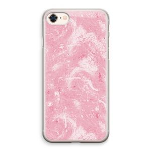 Abstract Painting Pink: iPhone 8 Transparant Hoesje
