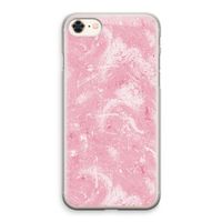 Abstract Painting Pink: iPhone 8 Transparant Hoesje