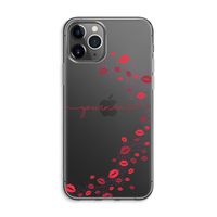 Kusjes: iPhone 11 Pro Max Transparant Hoesje