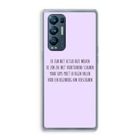 Regenboog: Oppo Find X3 Neo Transparant Hoesje