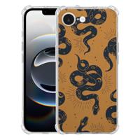 Apple iPhone 16e Hoesje - Snakes TPU Antishock Apple iPhone 16e Hoesje - Snakes TPU Antishock