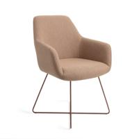 Jesper Home Eetkamerstoel 'Hiroo' Cross Rose, kleur Whisper Wheat