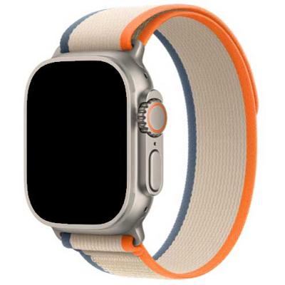 Apple Watch Nylon Trail Band - Oranje Beige - 44, 45, 46 & 49mm Apple Watch Nylon Trail Band - Oranje Beige - 44, 45, 46 & 49mm