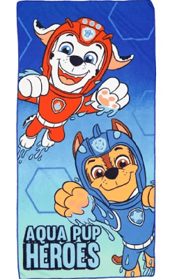 Paw Patrol Strandlaken Aqua Pups 60 x 120 cm Paw Patrol Strandlaken Aqua Pups 60 x 120 cm