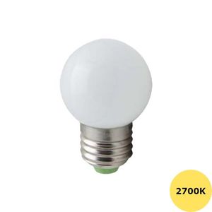 LED E27-G45 - 1 Watt - 2700K - Waterdicht