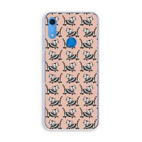 Zwarte poes: Huawei Y6s Transparant Hoesje