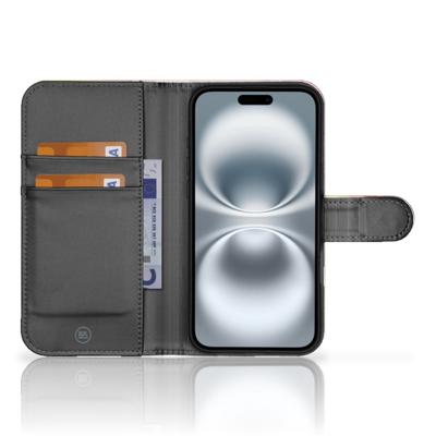 iPhone 16 | Book Case | Polygon Color