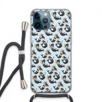 Zeemeermin: iPhone 13 Pro Max Transparant Hoesje met koord