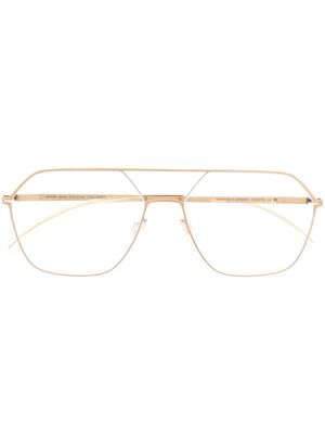 Mykita lunettes de vue Jelva à monture pilote - Or
